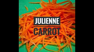 Easy Julienne Carrot Cooking hacks [upl. by Aysab]