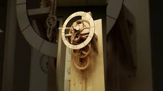 Orologio a pendolo in legno 01  makeitprogetti [upl. by Ellekcir]