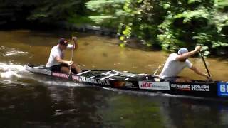 2018 AuSable Canoe Marathon Sprint  Patrick Madden  Steve Watson [upl. by Arthur638]