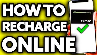 How To Recharge Presto Card Online Step by Step [upl. by Ranie]