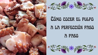 ¿QUIERES APRENDER A COCINAR EL PULPO  ¡Yo te lo explico paso a paso [upl. by Adnor]