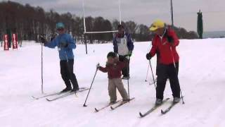 歩くスキーと雪あそびの集い！ からまつ公園 [upl. by Hulen397]