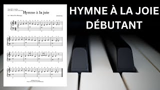 Hymne à la joie  Piano débutant [upl. by Karilynn]