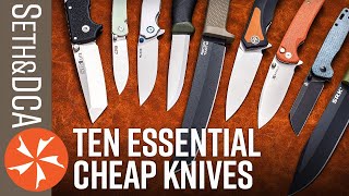 10 Cheap Knives Everyone Should Own [upl. by Maegan]