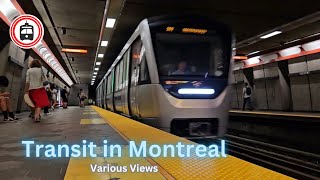 Transit in Montreal  The Montreal Metro  REM and STM Buses September 2023 [upl. by Adamski784]