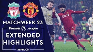 Liverpool v Man United  PREMIER LEAGUE HIGHLIGHTS  1192020  NBC Sports [upl. by Eixela]