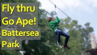 Go Ape Tree Top Adventure Battersea Park 2019  WAND Partner [upl. by Ecirtnahc95]