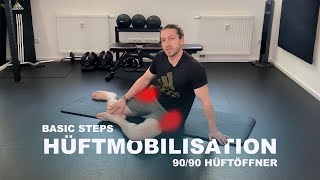 Hüftmobilisation  Basic Steps  Hüftöffner [upl. by Ailedamla751]