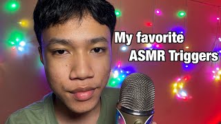 My Top 5 FAVORITE Triggers ASMR [upl. by Rafaellle]