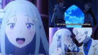 Subaru amp Reinhard crashed the wedding ReZERO Season 3 ep 8 [upl. by Aramoix]