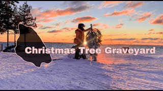 Mackinac Islands Christmas Tree Graveyard Ice Bridge and a  CiNeMatiC  Sunset [upl. by Adnoyek]