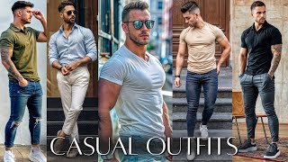 Most Stylish Casual Outfit Ideas For Men  Best Mens Fashion Ideas  Casual Fashion For Men [upl. by Htebiram]