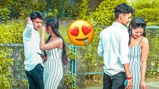 Accidentally Love With Twist😱 Prank On Cute Girls 🥰  Epic Reaction 😎  Harshit PrankTv [upl. by Gibe]