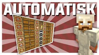 AUTOMATISK LAGER bygging  Minecraft Vanilla 11 [upl. by Icnarf53]