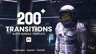 Premiere Pro Templates Review Transitions Super Bundle  Free Font ⭐️⭐️⭐️⭐️⭐️ [upl. by Eniroc]