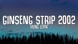 Yung Lean  Ginseng Strip 2002 Lyrics quotbitches come and go brahquot TikTok Song [upl. by How653]