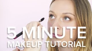 5 Minute Natural Makeup Tutorial [upl. by Stanley351]