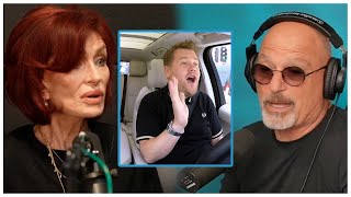 Sharon Osbourne and Howie Mandel Talk Drama With James Corden [upl. by Ehsrop824]