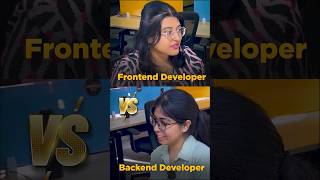 FrontEnd Developer vs BackEnd Developer shorts simplilearn [upl. by Nosreve]