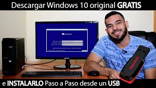 Cómo INSTALAR WINDOWS 10 desde USB  Formatear Windows 10 💻🔥 [upl. by Dlared]