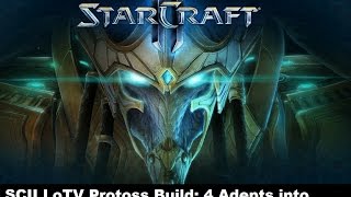 Starcraft2 LotV Beta PvZ build BiotSavarts 4 adepts into disruptor 1 [upl. by Houser]