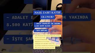 Zabıt Katibi Alım Şartları Tüm Detaylar ⬇️⬇️ [upl. by Val]