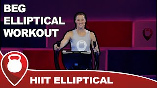 Beg Elliptical Class  HIIT Elliptical Trainer Workout  Fitscope Studio [upl. by Boeschen]