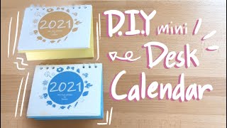 DIY Desk Calendar  3 methods  Printable Pattern 2025 updated [upl. by Jeniece]