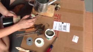 How to solder a tin watering can [upl. by Siaht]