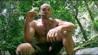 Dining In Borneo Palm Hearts amp Maggots  Marooned With Ed Stafford [upl. by Eneleh]