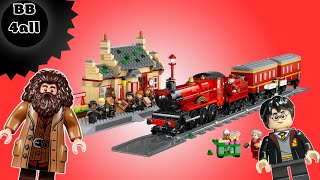 Lego Harry Potter Hogwarts Express Train Set with Hogsmeade Station 76423  Lego Stop Motion Review [upl. by Anirtac]