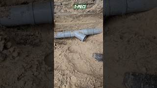 Fitting a pvc tpiece on a existing pipe pvc working diy [upl. by Leizar]