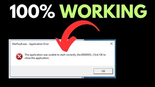 How to fix Werfault exe error on Windows [upl. by Stoops]