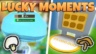 LUCKY MOMENTS In Bee Swarm Simulator [upl. by Gardel]