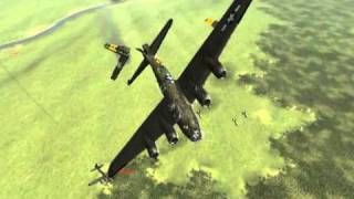 Air war over Germany FW190 vs B17 air raid IL2 Sturmovik Forgotten Battles [upl. by Fayina897]