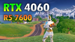 RTX 4060 Fortnite  Ryzen 5 7600  RTX 4060 [upl. by Latreese]