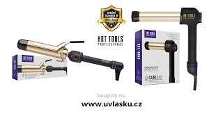 Hot Tools Srovnání  32mm CurlBar vs 38mm Gold Curling Iron [upl. by Ronacin]