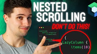 The FULL Nested Scrolling Guide for Jetpack Compose 😱  Android Studio Tutorial [upl. by Cranford]