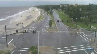 hurricane Ida Biloxi lighthouse live cam [upl. by Morehouse]