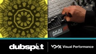 Tutorial Performing Live w Visuals Using VDMX  Akai APC 40 MIDI Controller [upl. by Okier801]