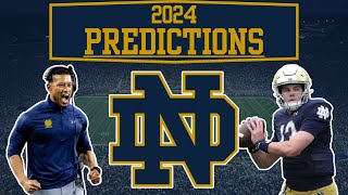 2024 Notre Dame Football Predictions [upl. by Russia]