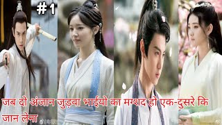 When twin brothers are raised to kill oneanother  Handsome Siblings  Chinese drama explained [upl. by Leirrad]