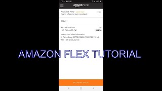 Amazon Flex Tutorial Start to Finish [upl. by Ardnua375]