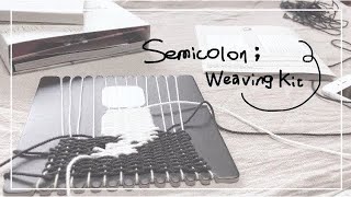 ⋆⸜ SEVENTEEN ⸝⋆ Semicolon Weaving Kitを作ってみた [upl. by Olen976]