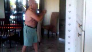 Jake LaMotta Shadow Boxing at 89 Years of Age After Taking Nutronics Labs IGF1 [upl. by Binnie]