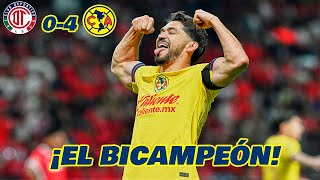 AMÉRICA GOLEA A TOLUCA EN LIGA MX CUARTOS DE FINAL APERTURA 2024 🏆 EN ZONA FUT [upl. by Burwell]