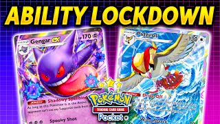 This LOCKDOWN Gengar EX Deck is INSANE  Pokemon Pocket [upl. by Novyert]