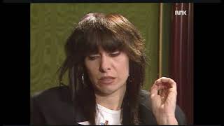 Interview with Chrissie Hynde on Norwegian television 1990 [upl. by Rowen]