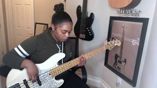 Kierra Sheard Hang On Bass Cover  Melody Song [upl. by Barret847]