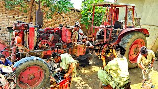 Belarus tractor clutch plate Repairing  mechanical skills mechanics engine repair rebuild engine [upl. by Gaylene]